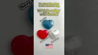 We mixed the colors of the American flag