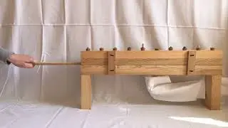 Early Medieval Organ - Single Rank of Pipes Voiced by Phragmites australis Reeds