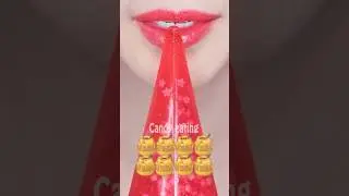 ASMR EMOJI FOOD sprinkle honey jelly mukbang eating sounds
