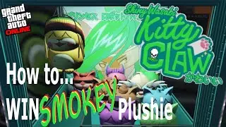 How to win Shiny Wasabi Kitty Claw Smokey Plushie GTA 5 Online Arcade