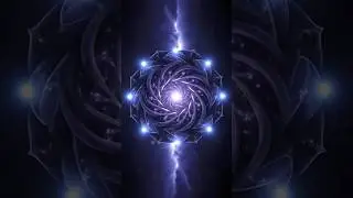 30-Second Mind Reset 🌌 Purple Fractal Cosmic Stress Relief Meditation #shorts