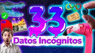 33 DATOS INCÓGNITOS que NO sabías en 10 min 🤯 [13]