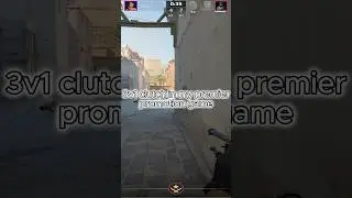 Cs 2 Premier: 1v3 AWP clutch in promotion game !