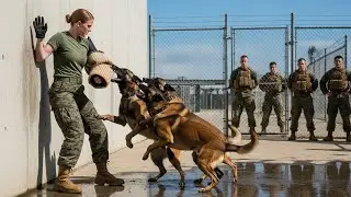SEALs Challenged the New Girl with a K9 — Unaware She Was the Dog’s Original Trainer