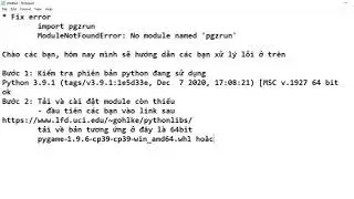 Python Fix error ModuleNotFoundError: No module named 'pgzrun'
