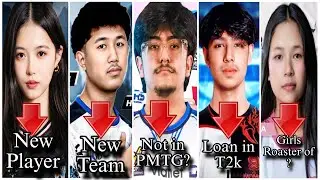 PMTG Results? No Drs & Horaa in Top 50? Himson Join New Team? | Girls Player & Roaster | Esports NP