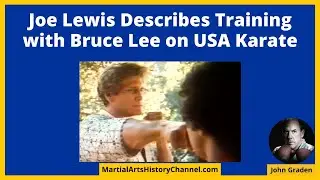 Joe Lewis Talks About Bruce Lee on USA Karate TV Show + Force Five Clip