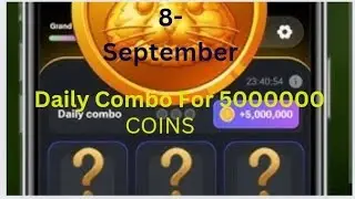 Today's 8-September Hamster Kombat Daily Combo for 5000000 Coin's #games #forexpips