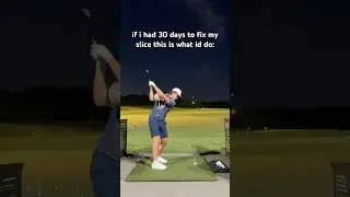 If i had 30 days to fix my slice this is what i would do ⬇️ #golf #golftips #golfswing #golfshorts