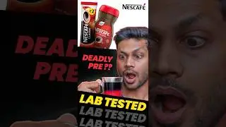 NESCAFE COFFEE LAB TEST || HOW MUCH CAFFEINE IN RS 2 SACHET #shorts #coffee