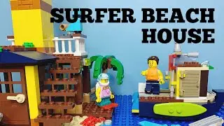 LEGO CREATOR 3in1 Surfer Beach House 31118 speed Build No 2.