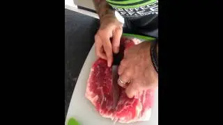 Butterflying a Flank Steak