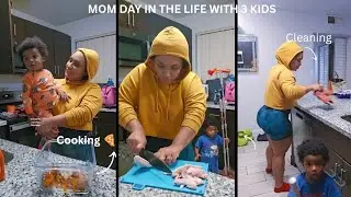 REAL DAY IN THE LIFE  MOM WITH 13 KIDS | COOKING | CLEANING | KIDS PICK UP 