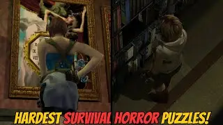7 Survival Horror Games With The HARDEST Puzzles!
