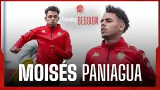 Back to Work | Moisés Paniagua Trains with the Team for the First Time 🔴⚽