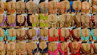 New model blouse design🎊🥰/Blouse designs photo/Blouse design back side/Blouse ki design 