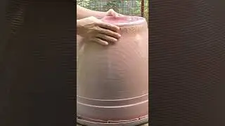 Making A huge concrete Flower Pot