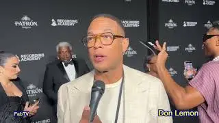 Don Lemon the night before he got arrested interview at Black Music Collective Grammys