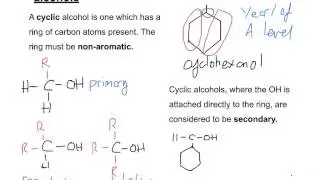 Classifying cyclic alcohols