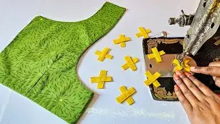 Very Popular Blouse Back Neck Design || Cutting And Stitching Back Neck Blouse Design || Blouse