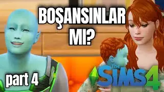 Uzaylı Ailesi Dağılıyor mu? 👽💔 | Angela & Mathias Karar Anı | The Sims 4 Alien Gameplay
