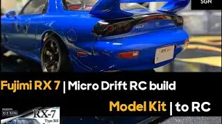 Model Kit to RC build . Fujimi RX 7. K969/989. ASMR