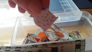 Using up your scrap paper