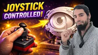 I Built a Joystick-Controlled Animatronic Eye 🤖👁️