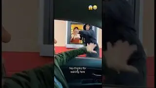 CRAZY MAN STEALS ANOTHER MANS FOOD AT THE DRIVE THRU&hellip; IT GOT UGLY😟😳😭