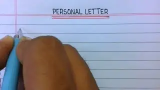 Personal letter | How to write Personal letter | informal letter | Personal letter writing | letter