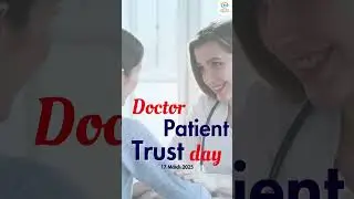 Trust is the foundation of healing. 🏥💙 On #DoctorPatientTrustDay, let's celebrate the bond of care