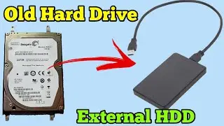 How To Convert Old Laptop Hard Drive Into External | Use Laptop SATA HDD In PC