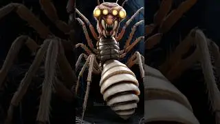 Spider vs termite #animalfusion #hybridbeats #viralshort #trending