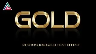 Photoshop gold text effect I gold text effect I photoshop effects tutorials I photoshop effects