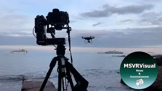 Edelkrone Headplus And Phantom Drone at Maidencombe Beach