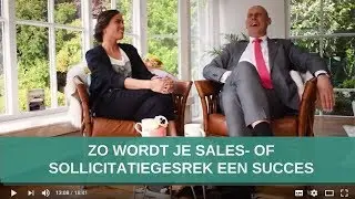 SuusTV | Zo wordt je sollicitatie- of verkoopgesprek een succes - met Cees Verbree & Suzanne Beukema