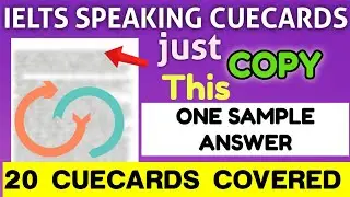 JUMBO Cue Cards Sample| ALL in ONE sample #ieltsspeaking #makkarielts