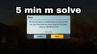 we have terminated your connection