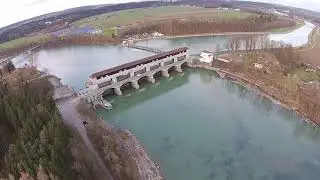 Stauwehr   Das Wehr in Jettenbach 122014 von OBEN   YouTube