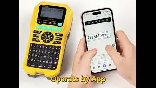 Supvan Marker Tag Label Printer Portable Wireless Label Maker for Industrial Cables #labelprinter