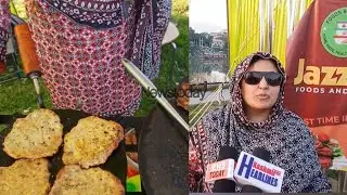 Jazba food and spieces  for two days stall in front of river jhelum at Srinagar News Today Mehmood 