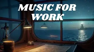 Ocean Night Lofi - Cozy Ship Cabin Study Music