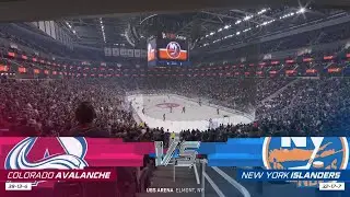 NHL 22 Full Match - Colorado Avalanche vs New York Islanders - Simulation
