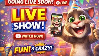 Talking Tom Live Gameplay 😹 | Funny Cat Game Live! #shorts #live #cat #tom