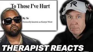 What Does A Therapist Think About The Kanye West Apology? | REACTION AND BREAKDOWN!