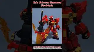 This is my awesome Kai's Ultimate Elemental Fire Mech! #legoninjago #legomecha #lego