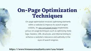 SEO Consultant Miami