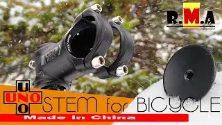 UNO самый лёгкий MTB вынос - advanced project + ultralight крышка на шток вилки (made in china) 👲🚵👌