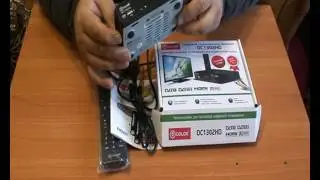 Обзор цифровой ТВ приставки D-color. DC 1302HD. Тест