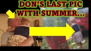 SUMMER WELLSWEARING THE SAME DRESS AS THE ONE IN RED BARREL VIDEO - LAST PHOTO WITH DON WELLS!